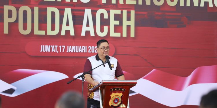 Irjen Achmad Kartiko Resmikan Lapangan Tenis Trengginas Polda Aceh 