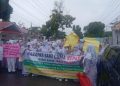 Perjuangkan Nasib, Ribuan Nakes Aceh Selatan Melakukan Aksi Demo di Kantor DPRK