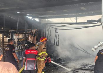 Kebakaran Hebat di Aceh Barat, Tiga Ruko dan Satu Rumah Hangus