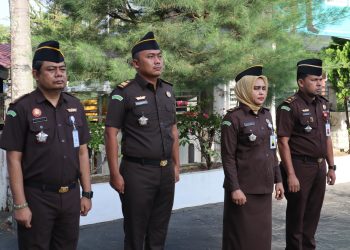 Tajaga Aceh Mulia Bersyariat, Kajari Aceh Barat Gelar Apel WBK/WBBM