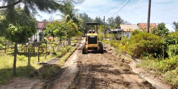 Gerak Cepat, Dinas PUPR Aceh Barat Perbaiki Jalan Menuju Wisata Punti