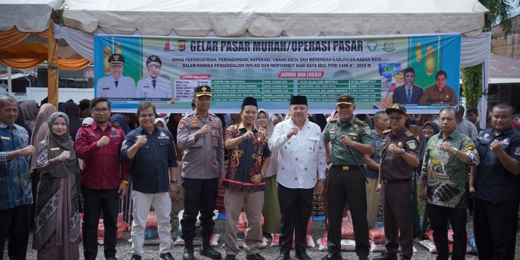 Jelang Idul Fitri 1446 H, Pemkab Nagan Raya Gelar Pasar Murah