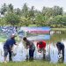 PT Socfindo Kebun Seunagan Lepas 10.000 Benih Ikan Nila di Pantai Kolam Bebek Desa Kuala Trang