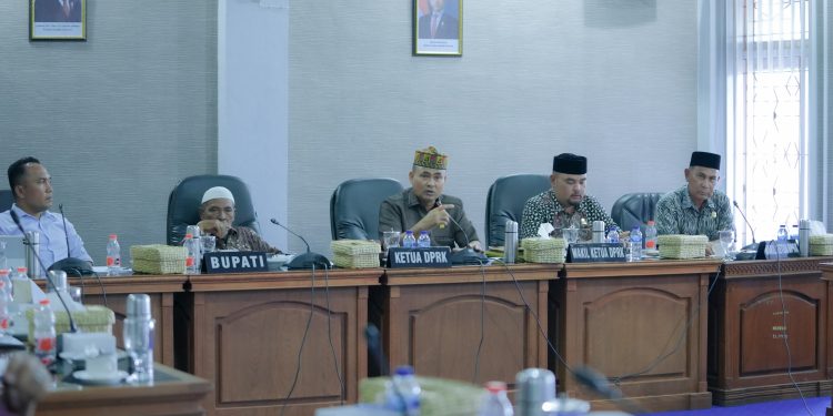 Pansus DPRK Bahas Ranwal RPJMK Nagan Raya