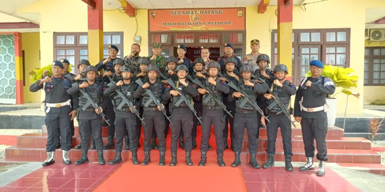Dansat Brimob Polda Aceh Kunjungan Kerja Ke Mako Batalyon C Pelopor 