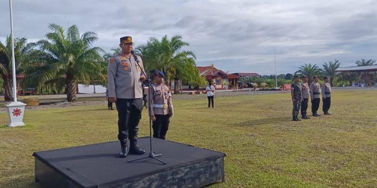 Kapolres Nagan Raya Laksanakan Kunjungan Kerja ke Mako Batalyon C Pelopor Brimob Polda Aceh