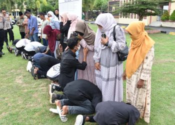 Polres Bireuen Gelar Deklarasi Pembubaran Geng Motor