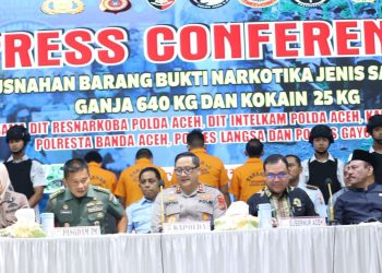 Gubernur Apresiasi Kapolda Aceh atas Kontribusinya Menjaga Serambi Mekkah dari Ancaman Narkoba