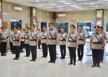 Kapolda Aceh Pimpin Sertijab Empat Pejabat Utama dan Dua Kapolres