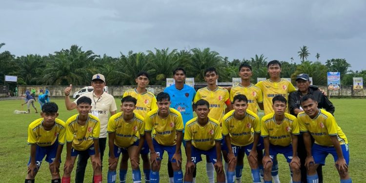 Pembukaan Turnamen HUT Pemuda Suak Bilie, Adam Depok VC Berhasil Kalahkan Laskar Teuku Umar